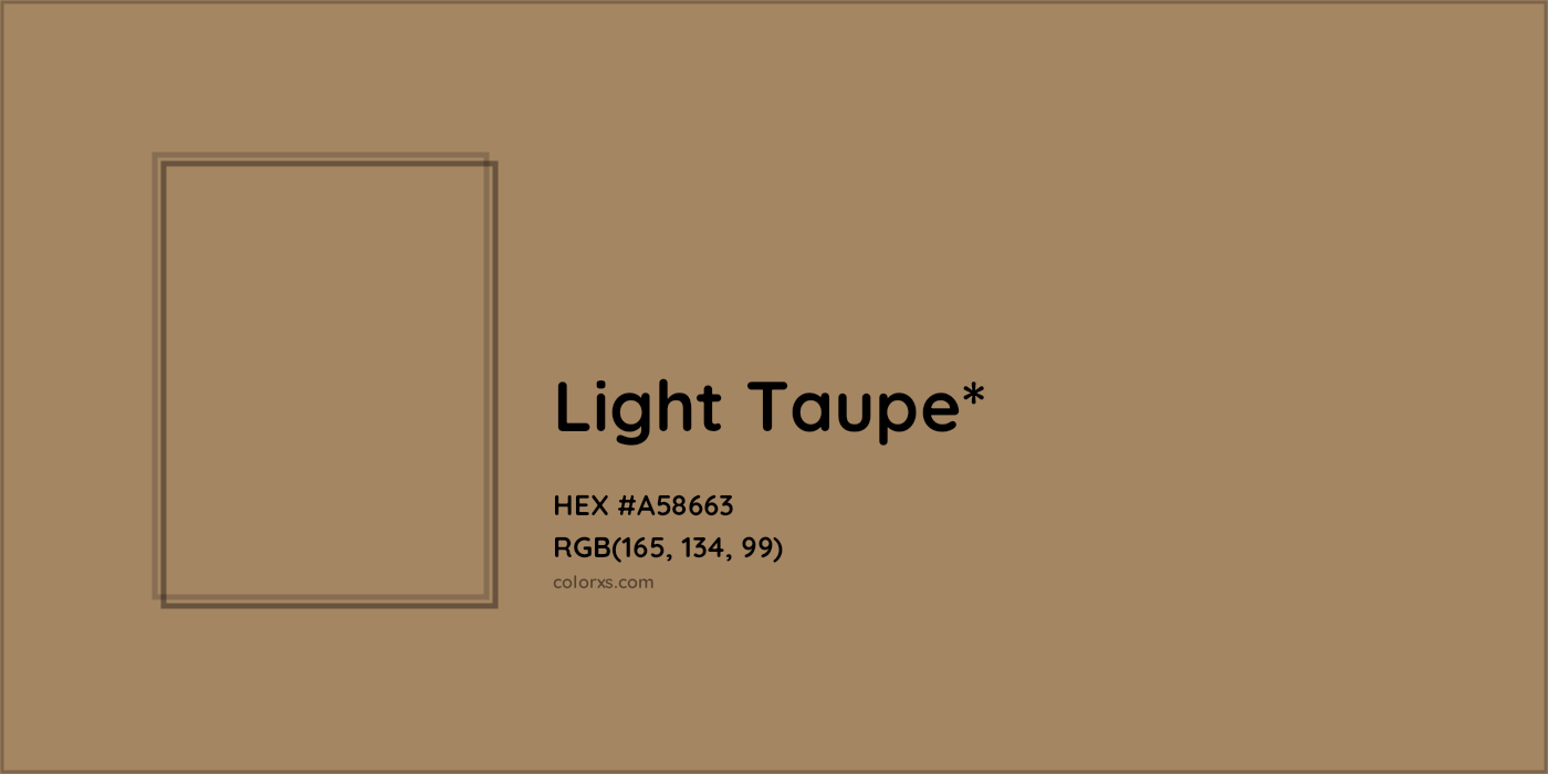 HEX #A58663 Color Name, Color Code, Palettes, Similar Paints, Images