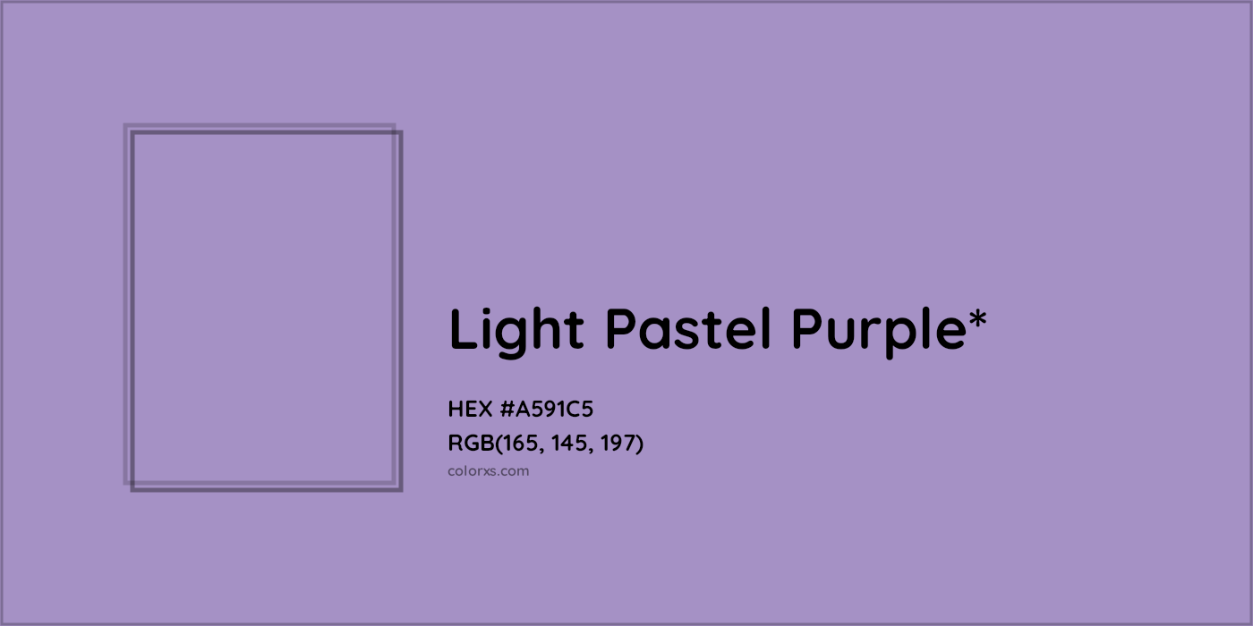 HEX #A591C5 Color Name, Color Code, Palettes, Similar Paints, Images