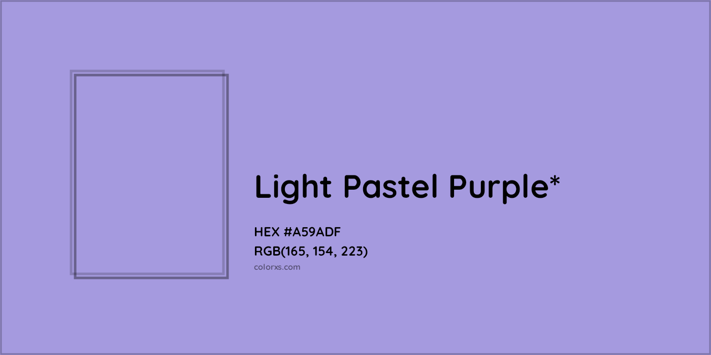 HEX #A59ADF Color Name, Color Code, Palettes, Similar Paints, Images