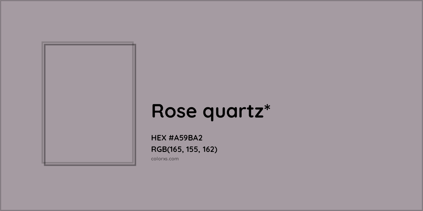 HEX #A59BA2 Color Name, Color Code, Palettes, Similar Paints, Images