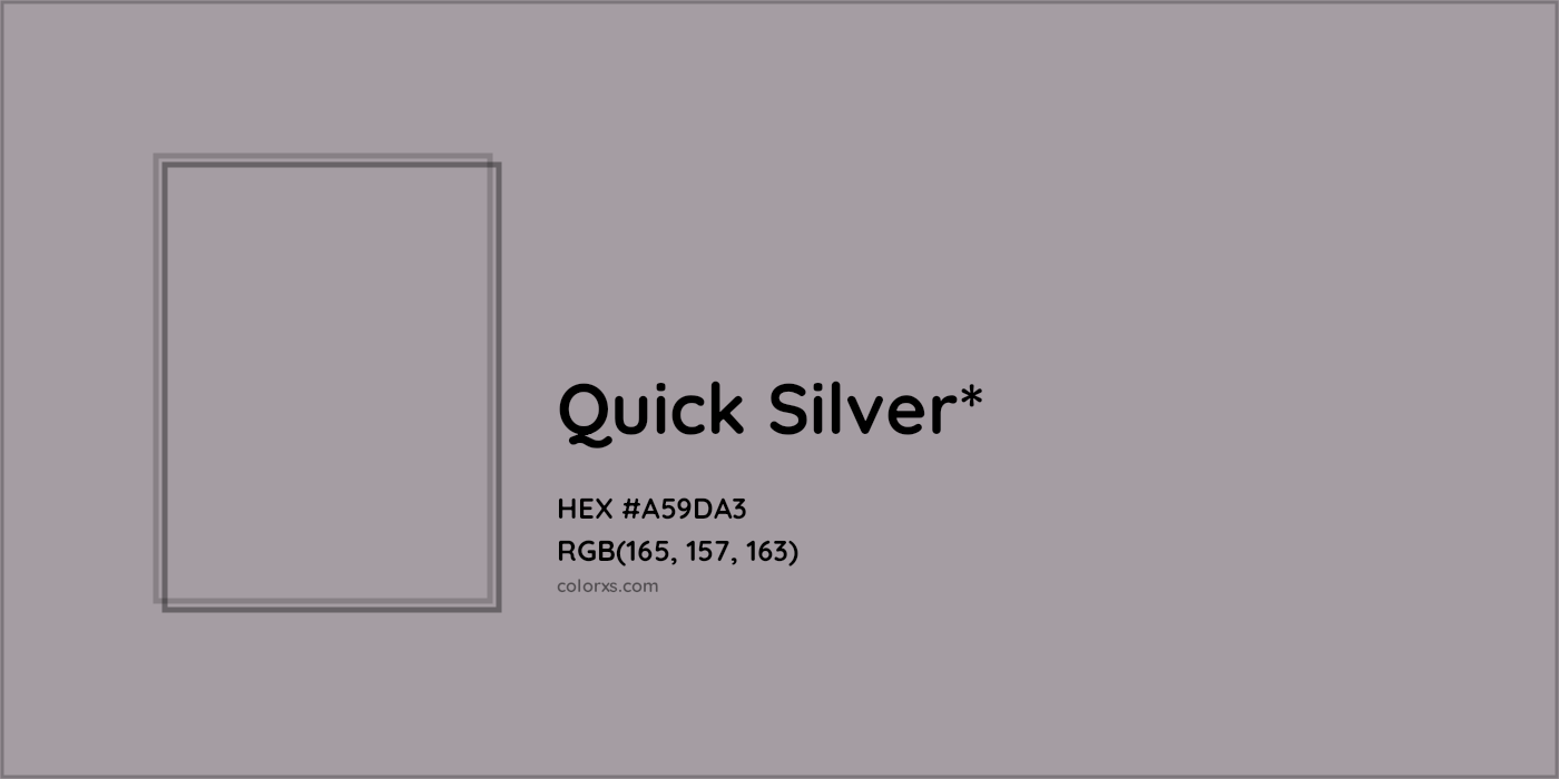 HEX #A59DA3 Color Name, Color Code, Palettes, Similar Paints, Images