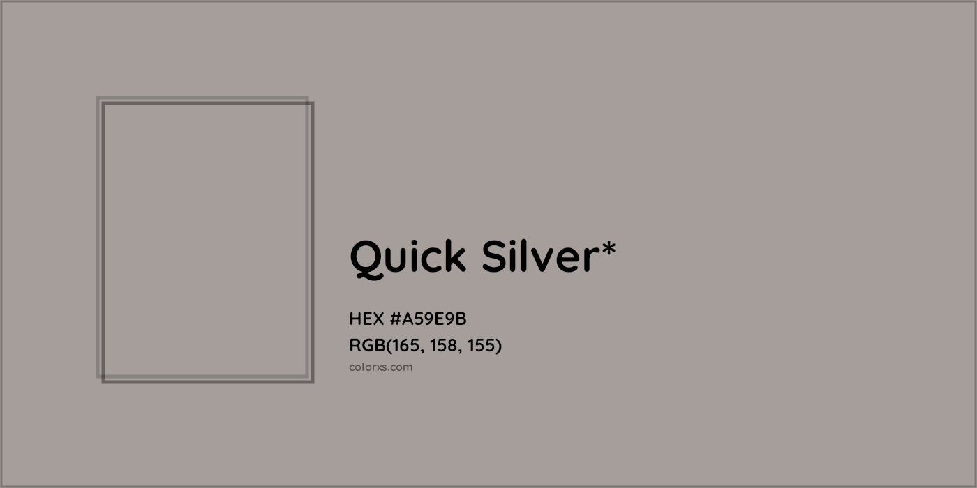 HEX #A59E9B Color Name, Color Code, Palettes, Similar Paints, Images