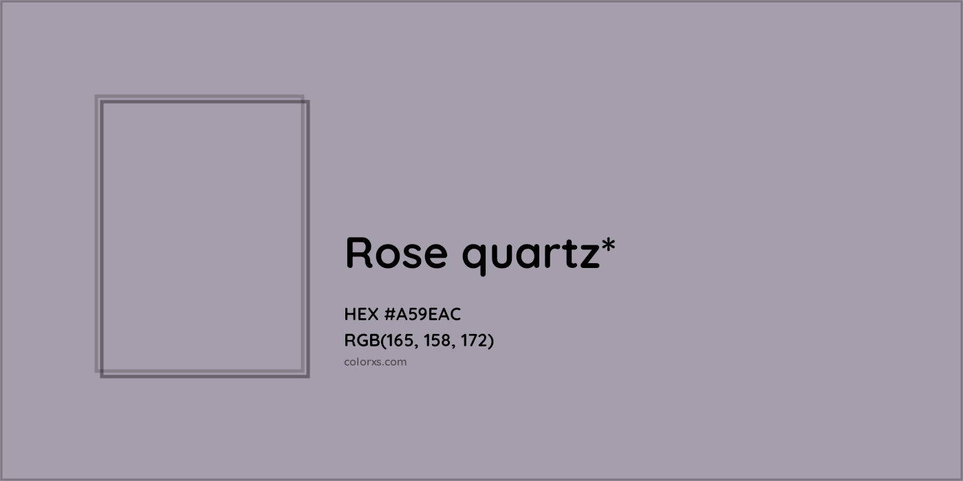 HEX #A59EAC Color Name, Color Code, Palettes, Similar Paints, Images