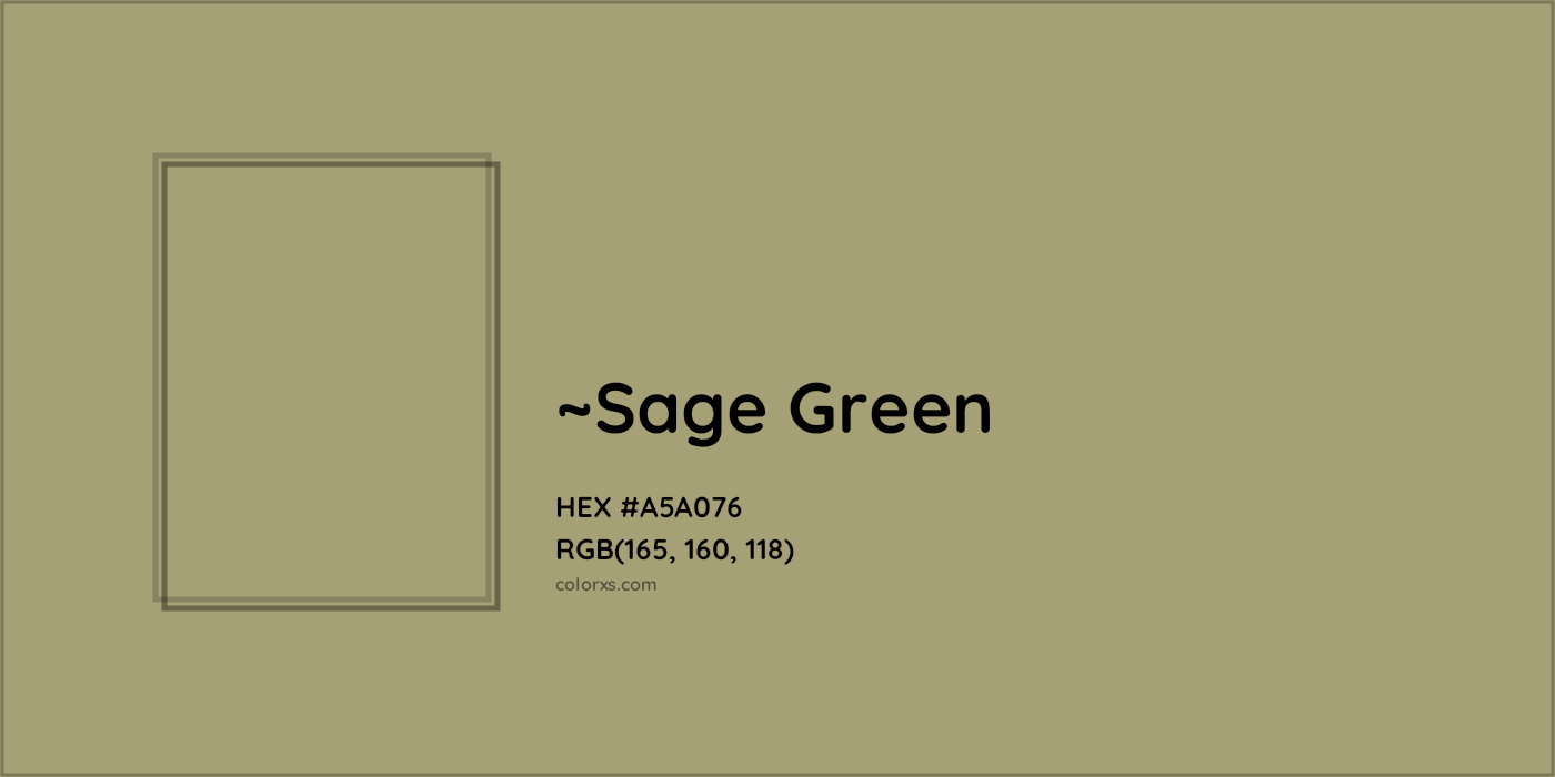 HEX #A5A076 Color Name, Color Code, Palettes, Similar Paints, Images