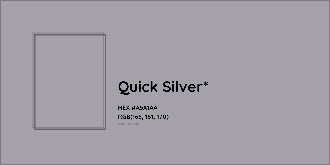 HEX #A5A1AA Color Name, Color Code, Palettes, Similar Paints, Images