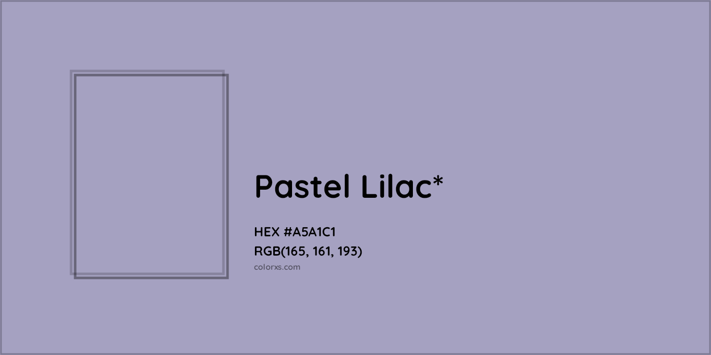 HEX #A5A1C1 Color Name, Color Code, Palettes, Similar Paints, Images