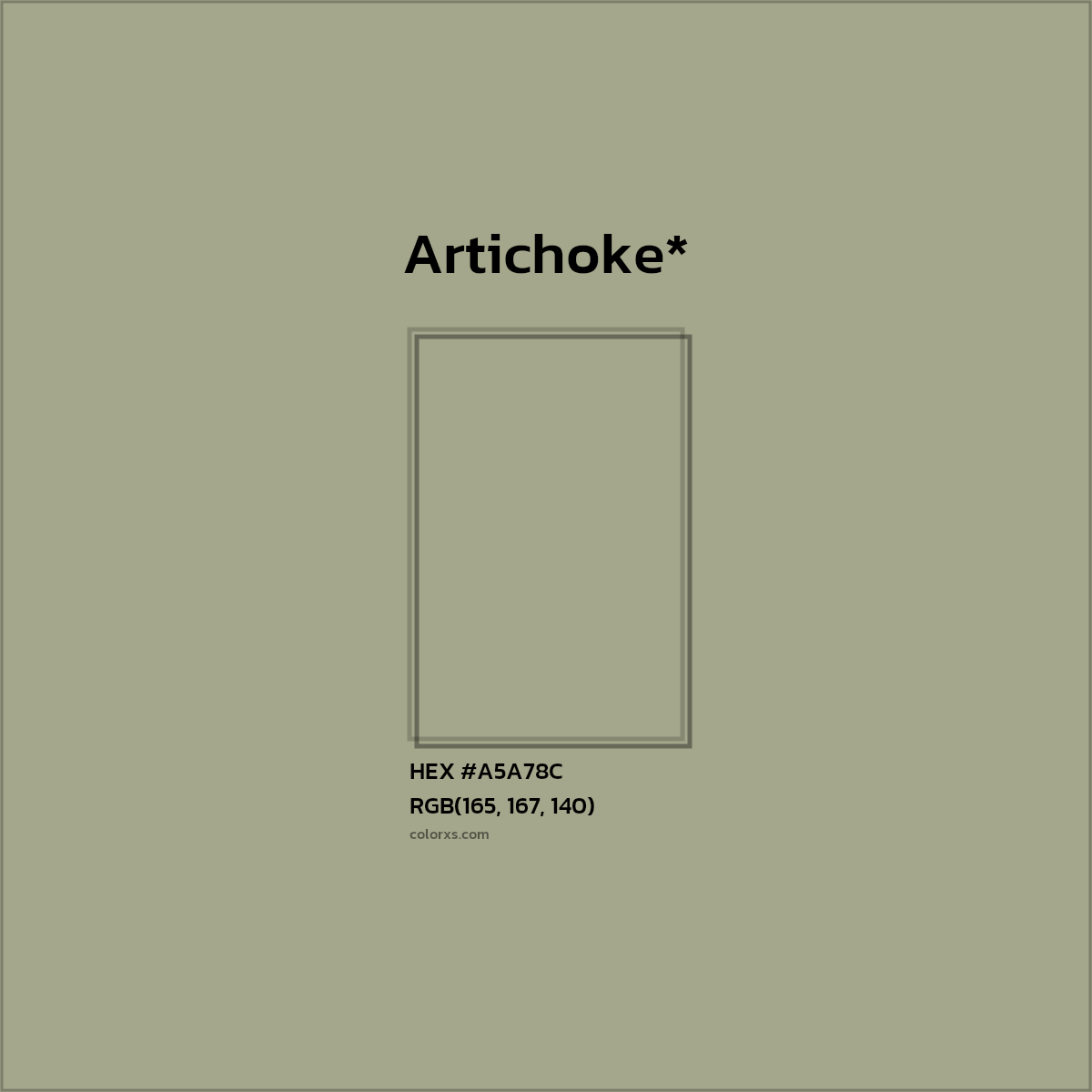 HEX #A5A78C Color Name, Color Code, Palettes, Similar Paints, Images