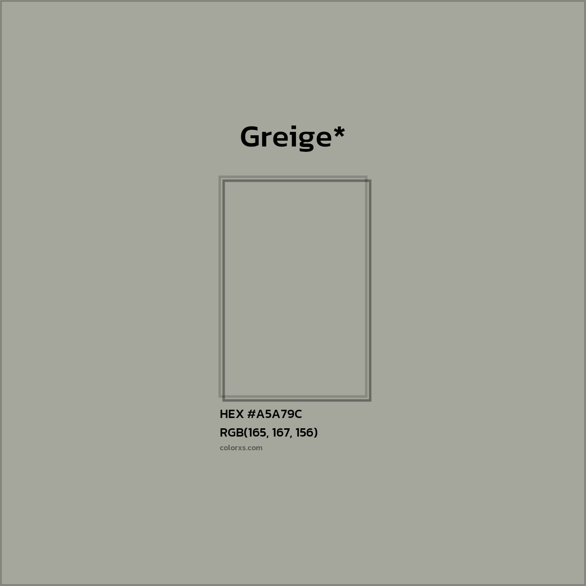 HEX #A5A79C Color Name, Color Code, Palettes, Similar Paints, Images