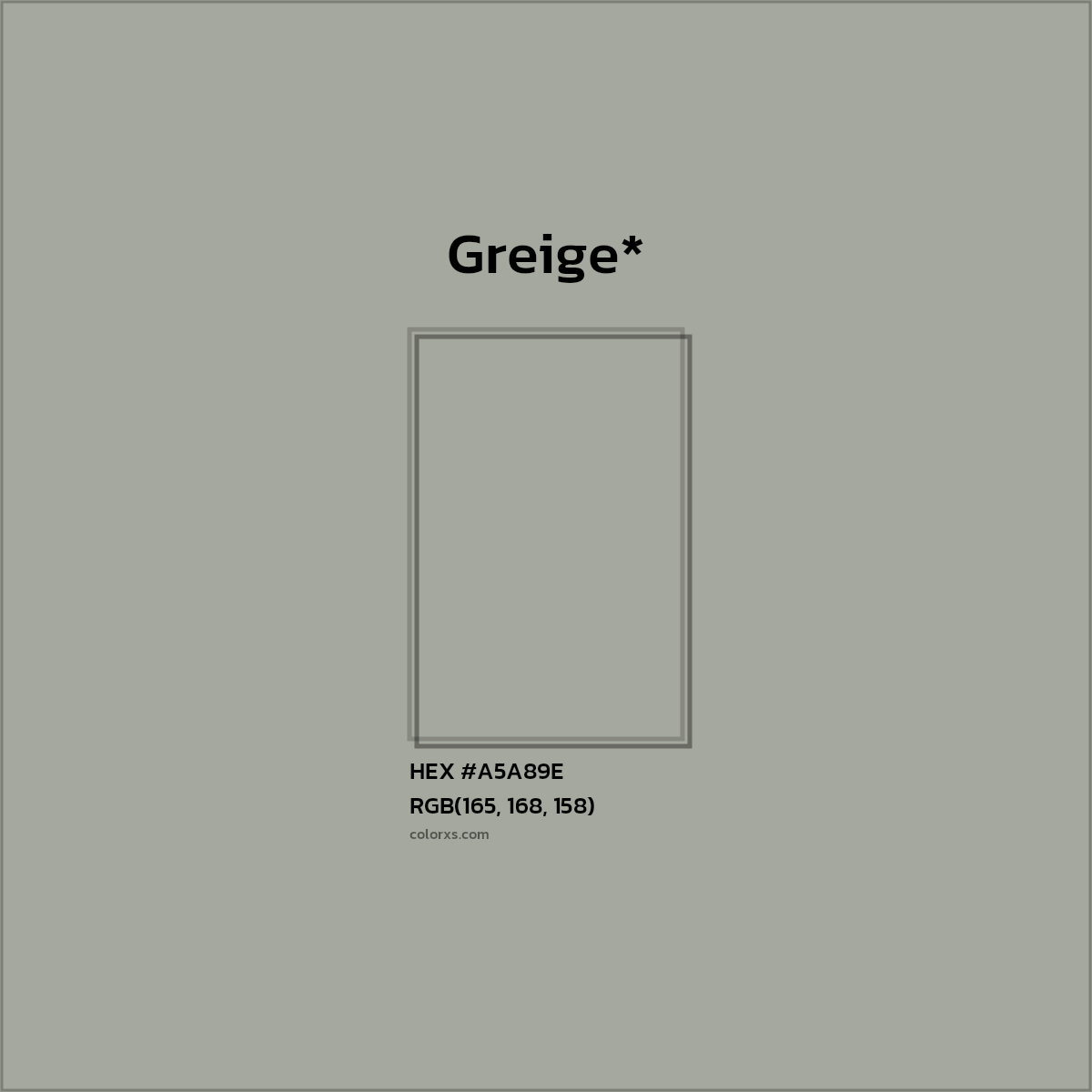 HEX #A5A89E Color Name, Color Code, Palettes, Similar Paints, Images