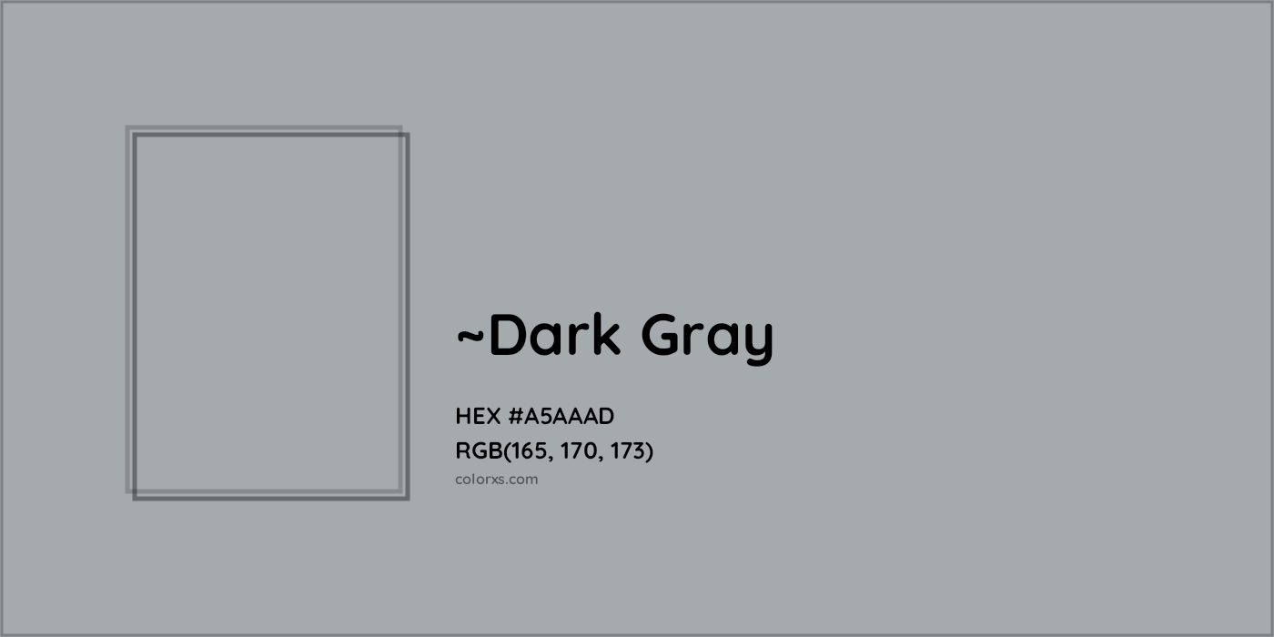 HEX #A5AAAD Color Name, Color Code, Palettes, Similar Paints, Images
