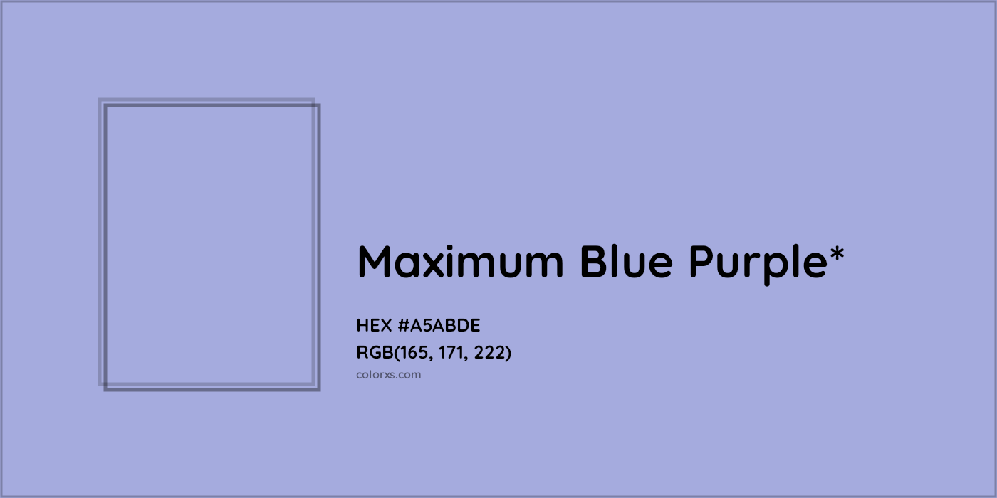 HEX #A5ABDE Color Name, Color Code, Palettes, Similar Paints, Images