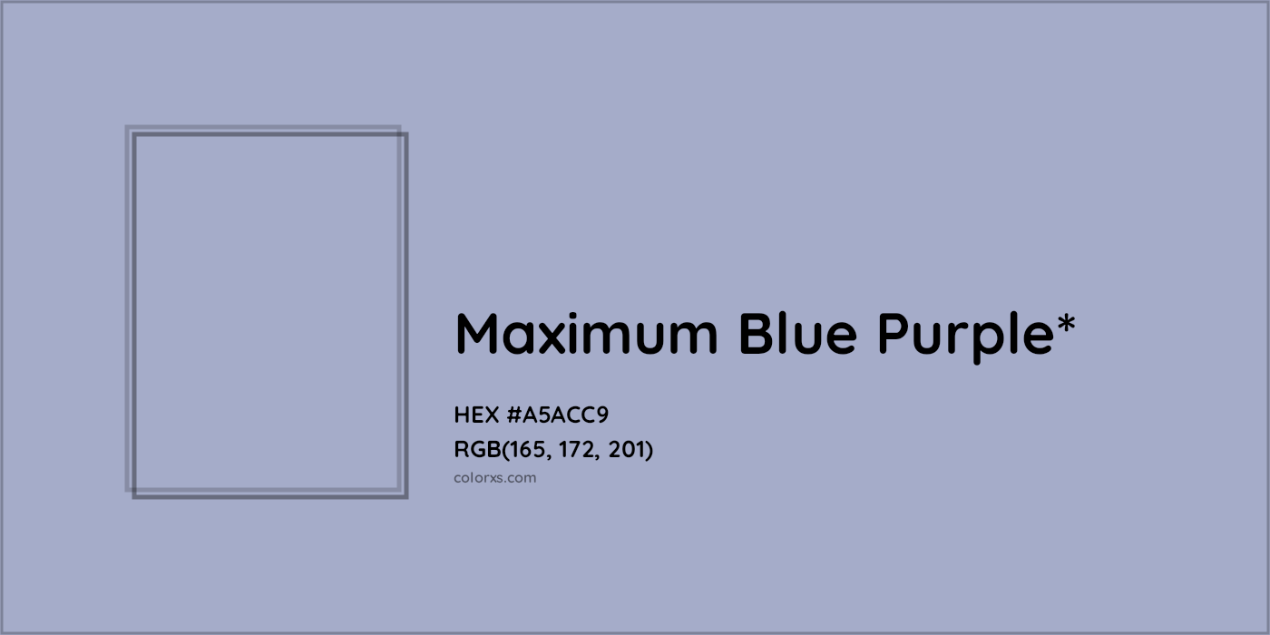 HEX #A5ACC9 Color Name, Color Code, Palettes, Similar Paints, Images