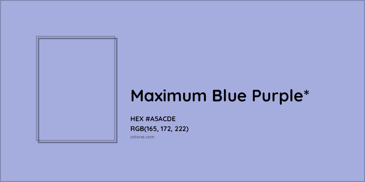 HEX #A5ACDE Color Name, Color Code, Palettes, Similar Paints, Images
