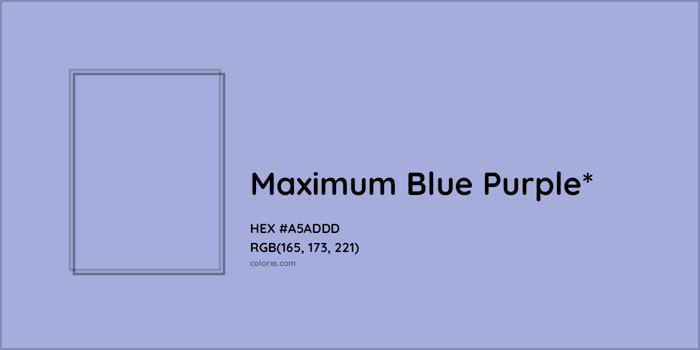 HEX #A5ADDD Color Name, Color Code, Palettes, Similar Paints, Images
