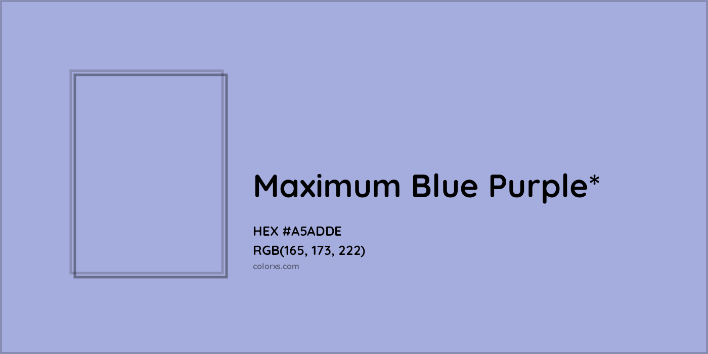 HEX #A5ADDE Color Name, Color Code, Palettes, Similar Paints, Images