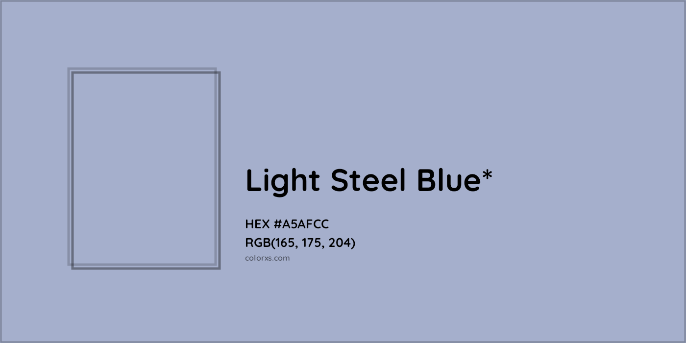 HEX #A5AFCC Color Name, Color Code, Palettes, Similar Paints, Images