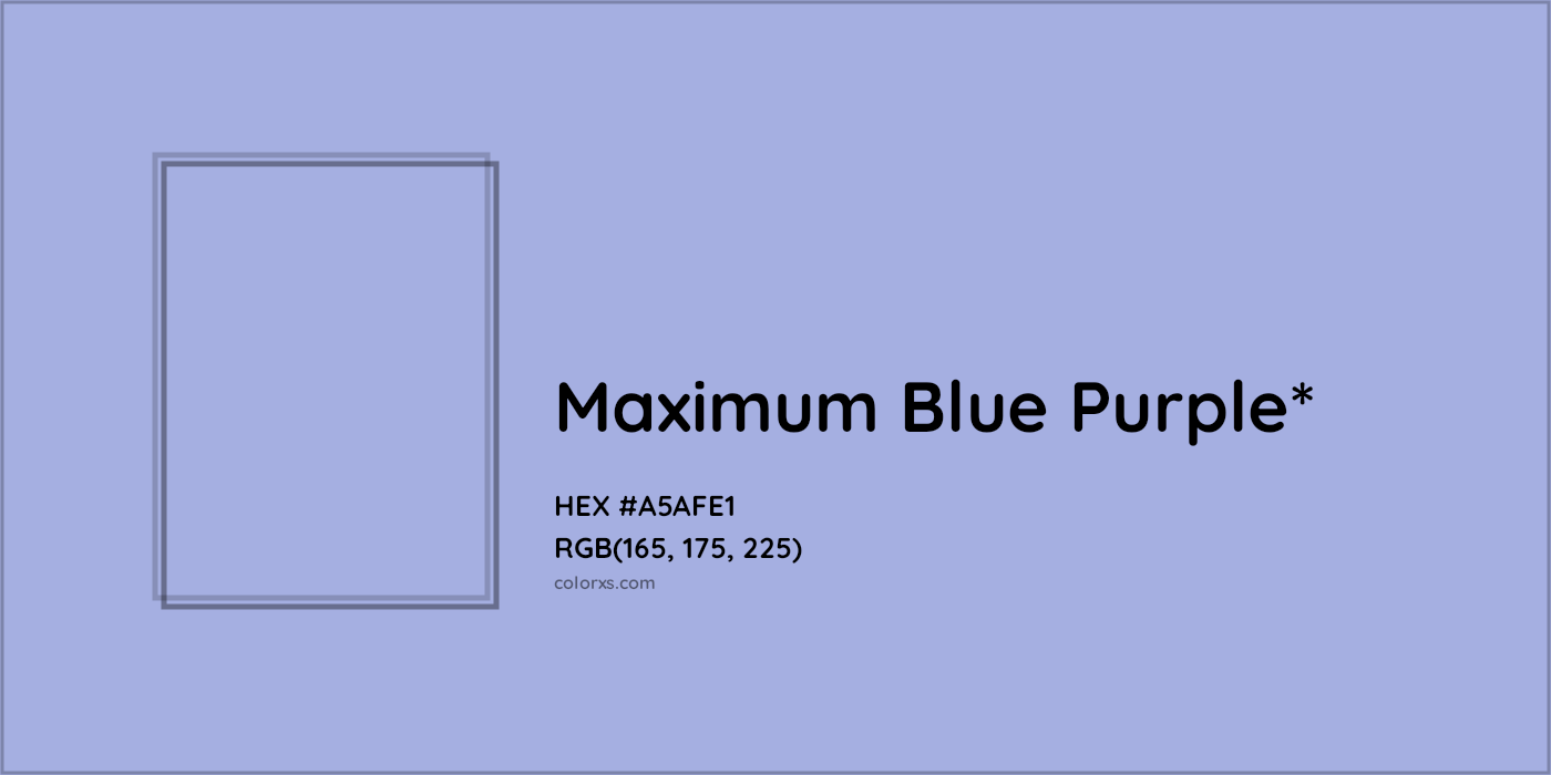 HEX #A5AFE1 Color Name, Color Code, Palettes, Similar Paints, Images