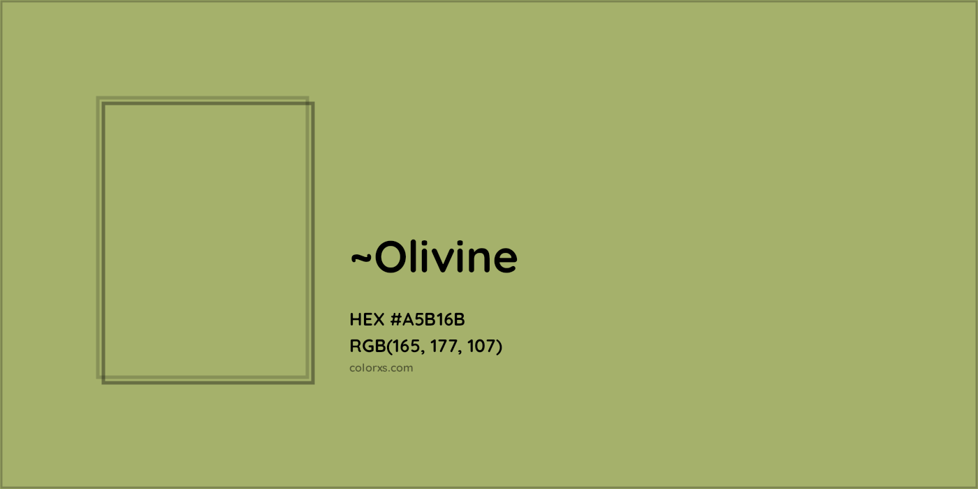 HEX #A5B16B Color Name, Color Code, Palettes, Similar Paints, Images