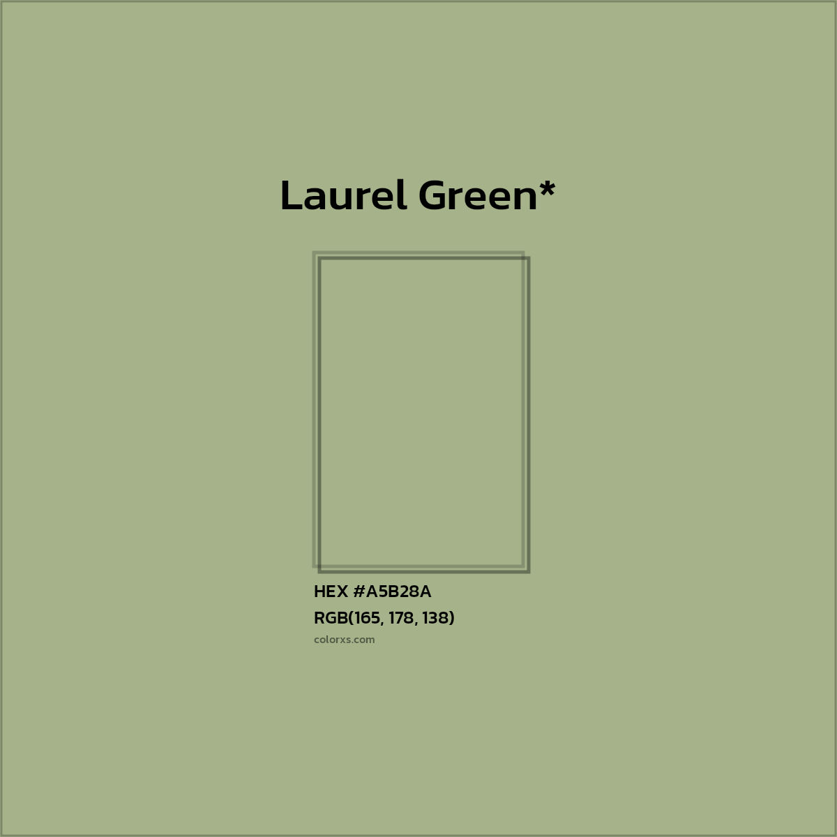 HEX #A5B28A Color Name, Color Code, Palettes, Similar Paints, Images