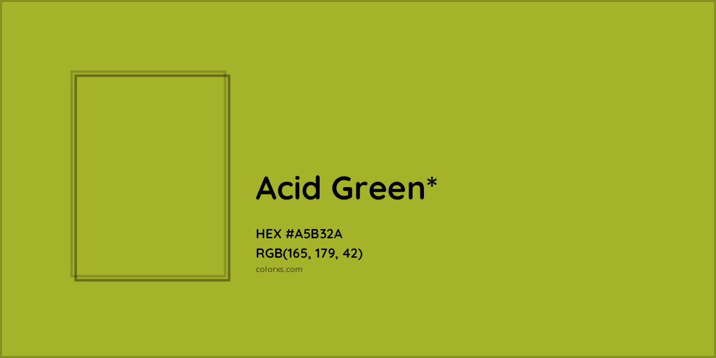 HEX #A5B32A Color Name, Color Code, Palettes, Similar Paints, Images