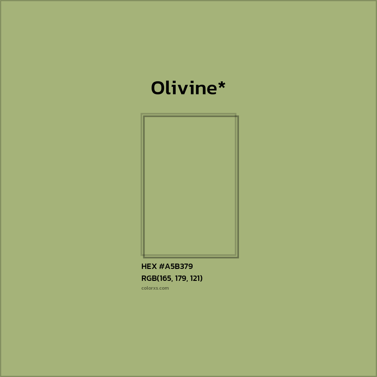 HEX #A5B379 Color Name, Color Code, Palettes, Similar Paints, Images