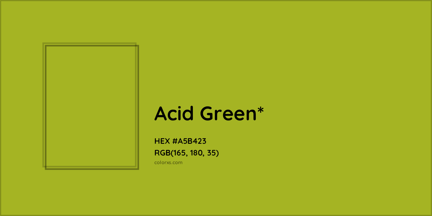 HEX #A5B423 Color Name, Color Code, Palettes, Similar Paints, Images