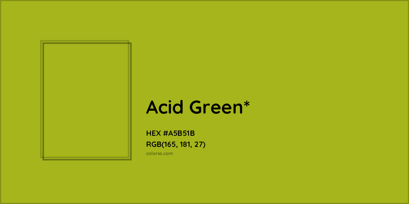 HEX #A5B51B Color Name, Color Code, Palettes, Similar Paints, Images