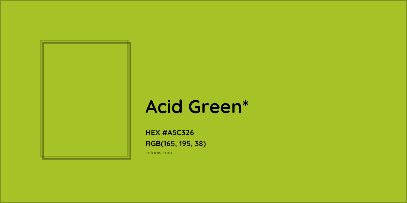 HEX #A5C326 Color Name, Color Code, Palettes, Similar Paints, Images