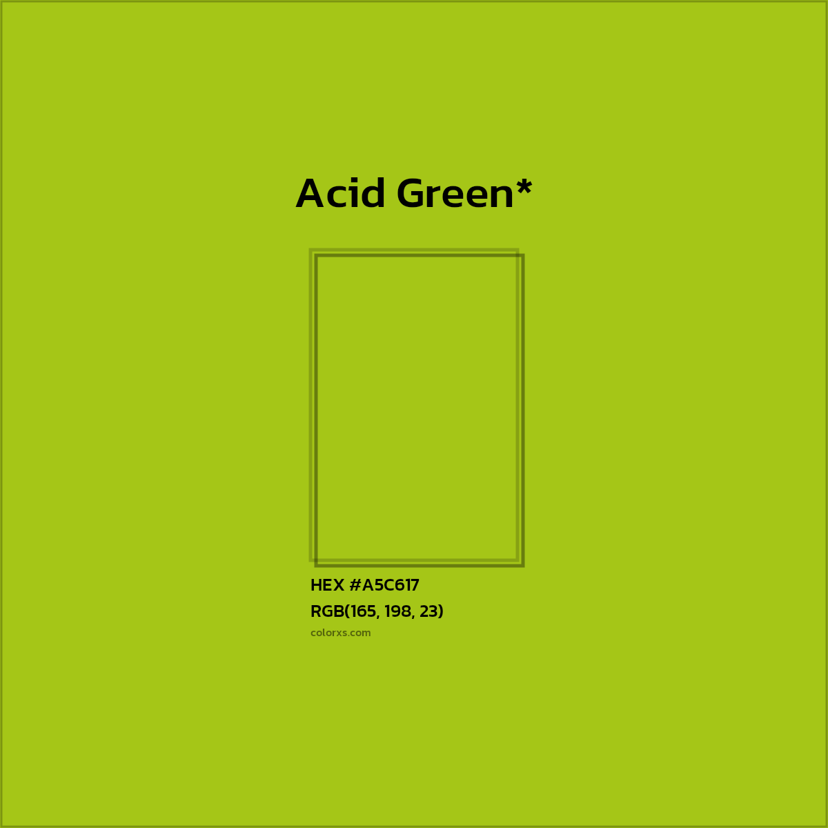 HEX #A5C617 Color Name, Color Code, Palettes, Similar Paints, Images