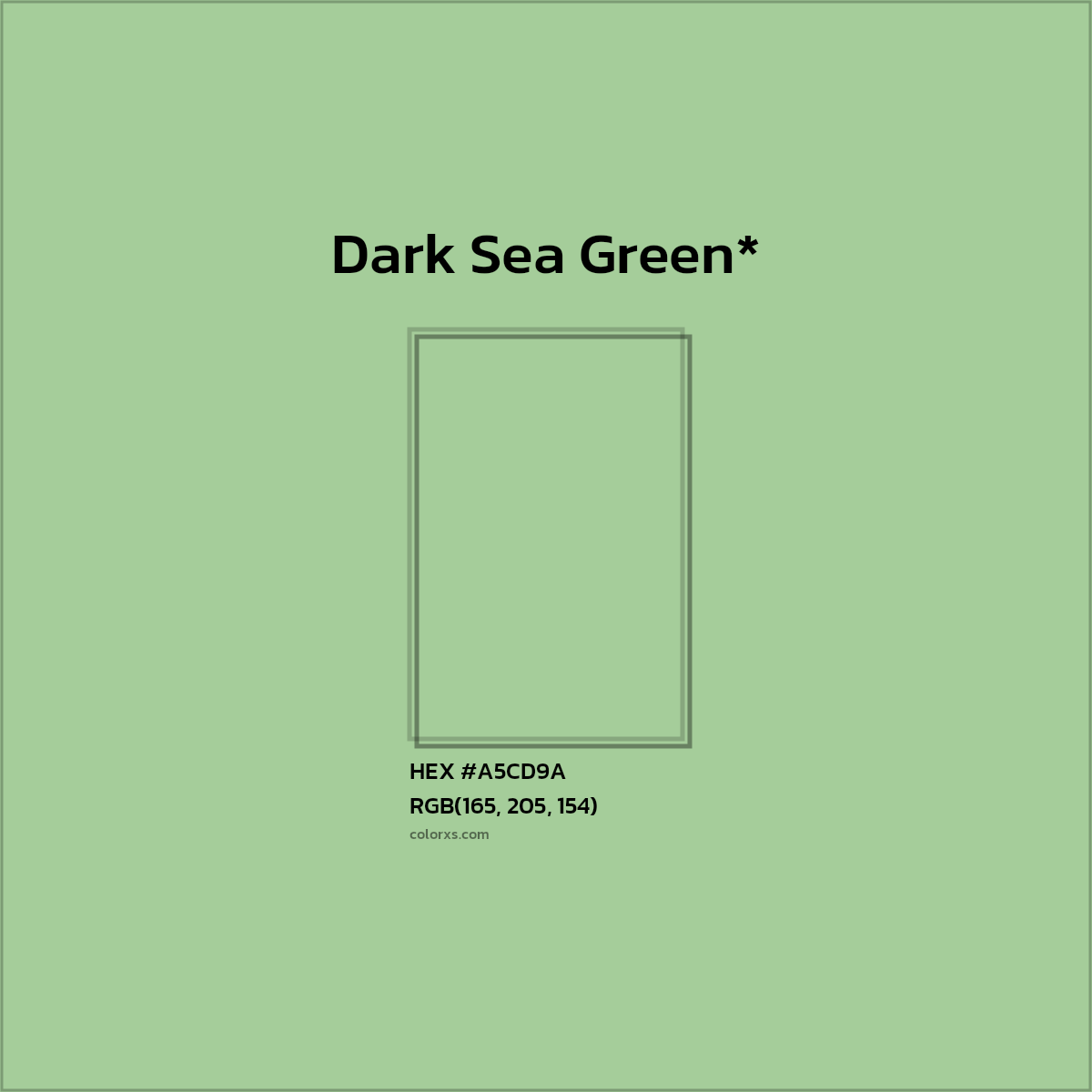 HEX #A5CD9A Color Name, Color Code, Palettes, Similar Paints, Images
