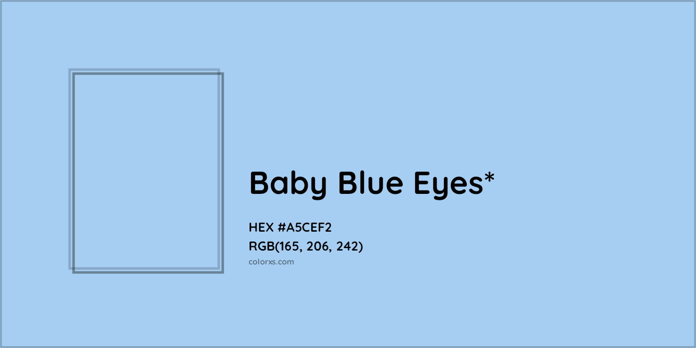 HEX #A5CEF2 Color Name, Color Code, Palettes, Similar Paints, Images