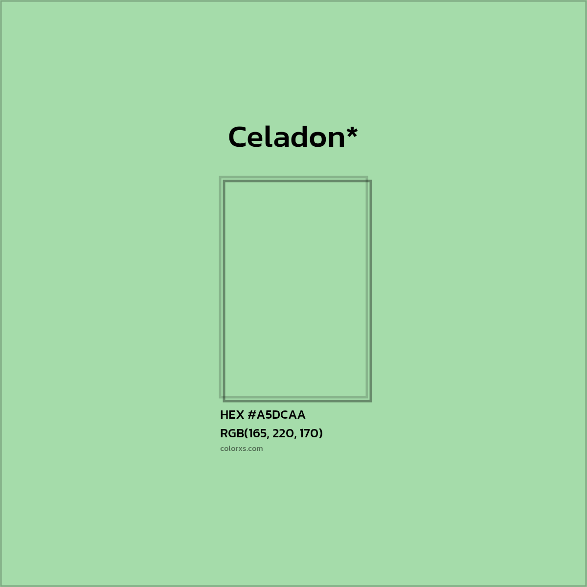 HEX #A5DCAA Color Name, Color Code, Palettes, Similar Paints, Images
