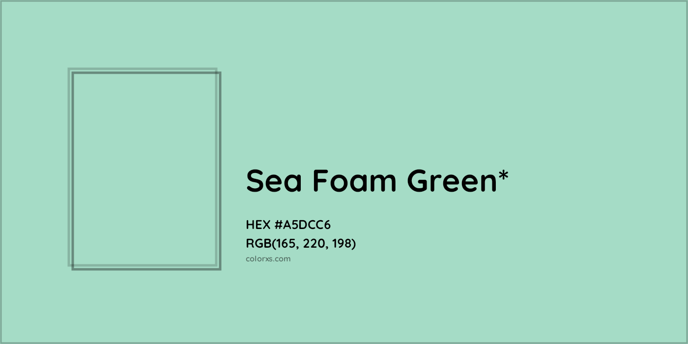 HEX #A5DCC6 Color Name, Color Code, Palettes, Similar Paints, Images