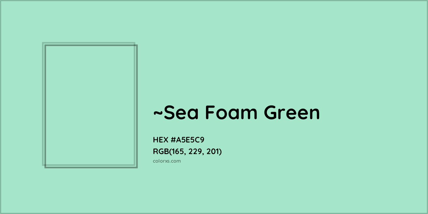 HEX #A5E5C9 Color Name, Color Code, Palettes, Similar Paints, Images