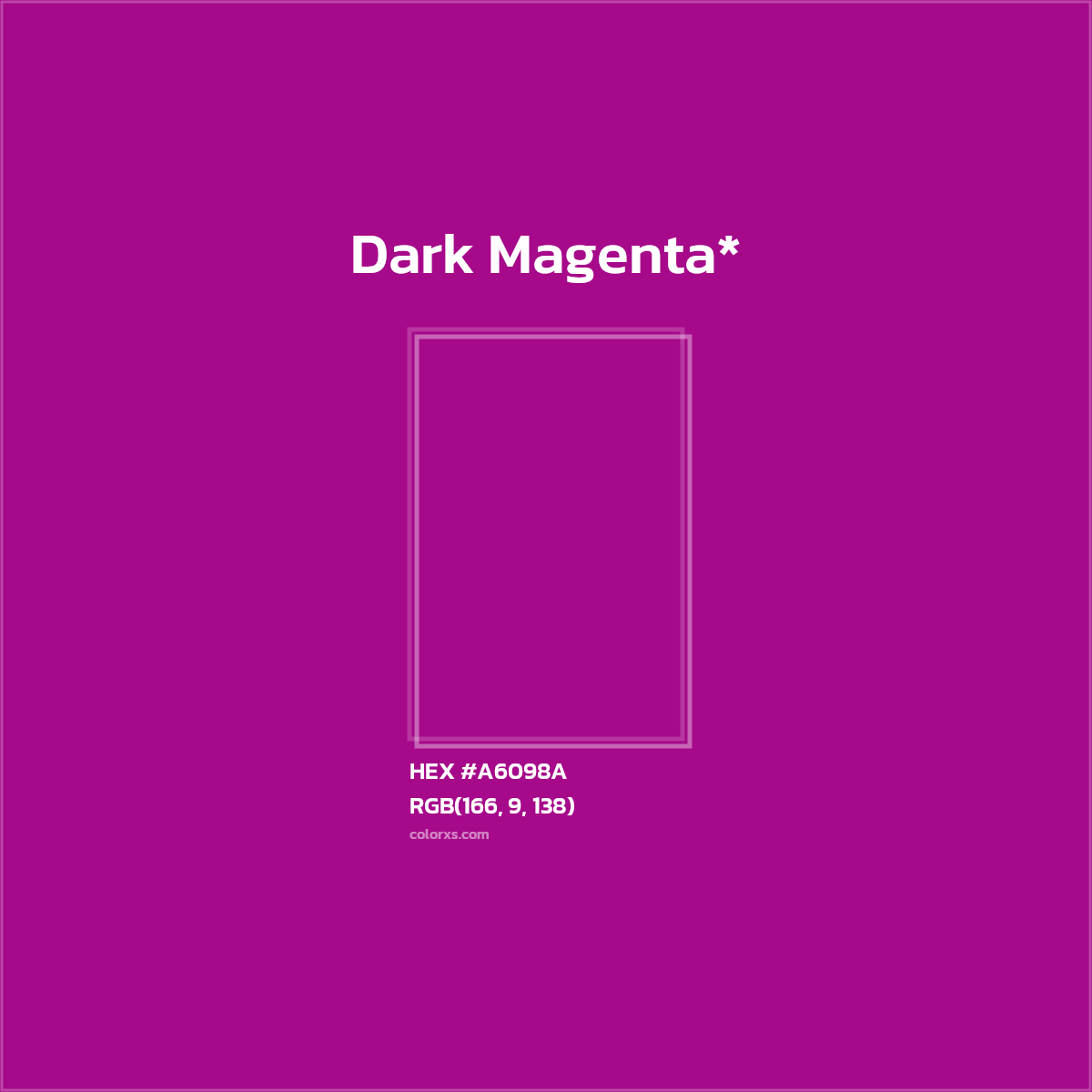 HEX #A6098A Color Name, Color Code, Palettes, Similar Paints, Images