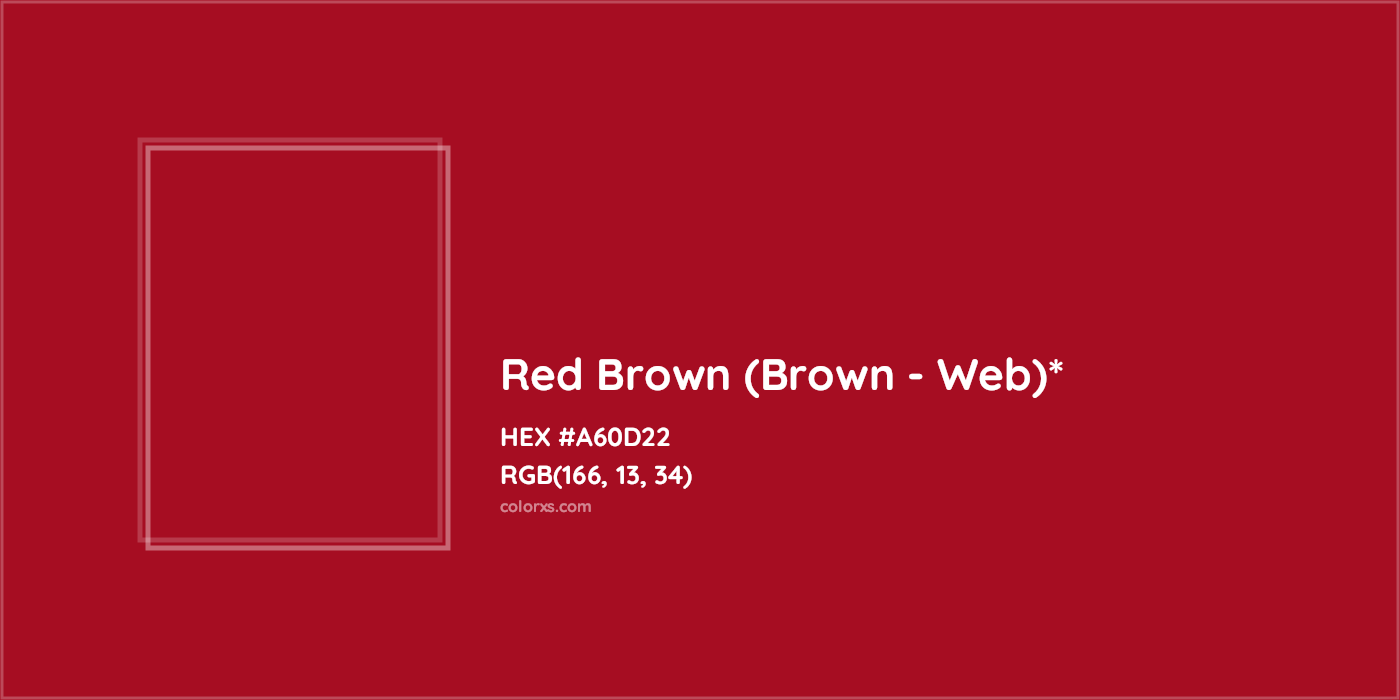 HEX #A60D22 Color Name, Color Code, Palettes, Similar Paints, Images