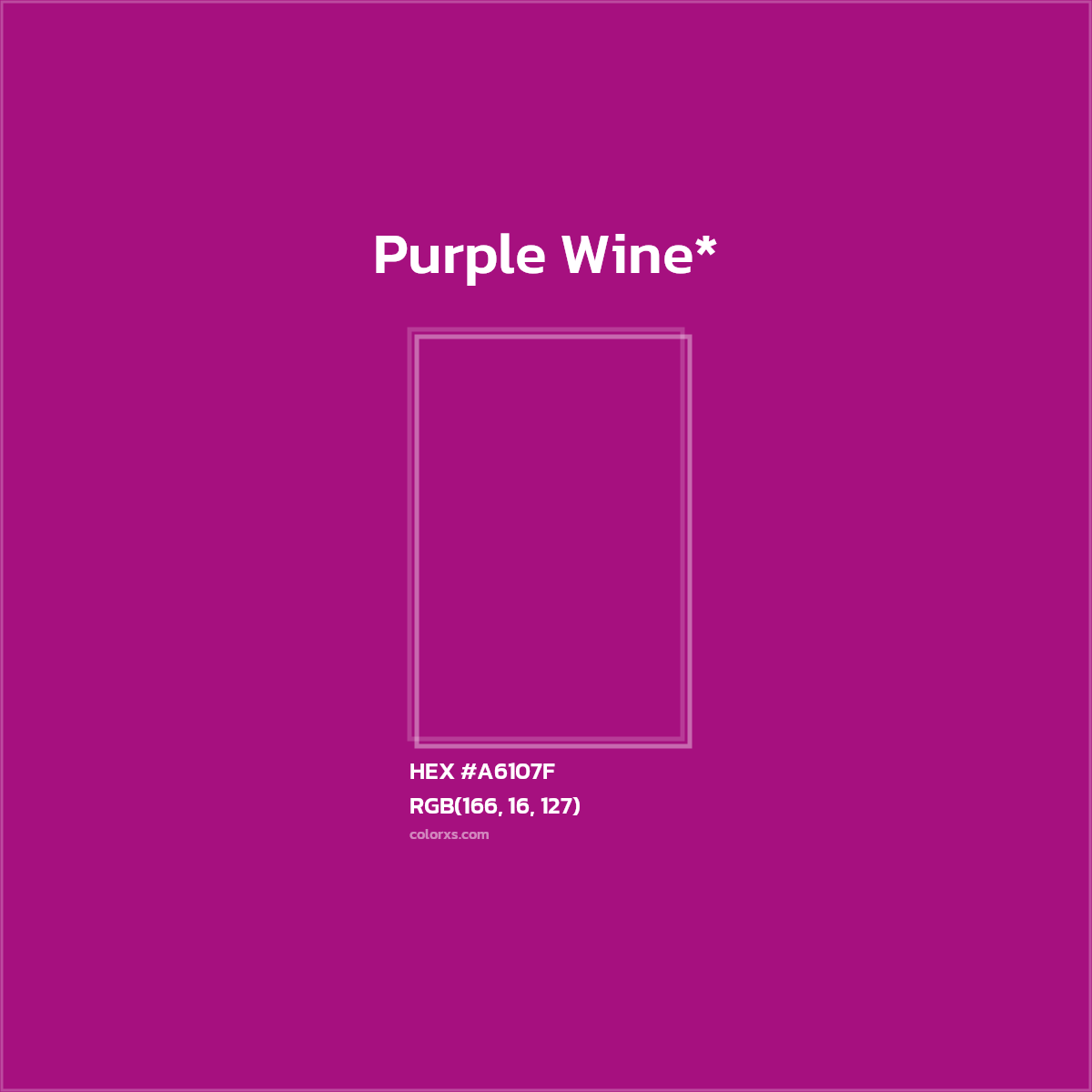 HEX #A6107F Color Name, Color Code, Palettes, Similar Paints, Images