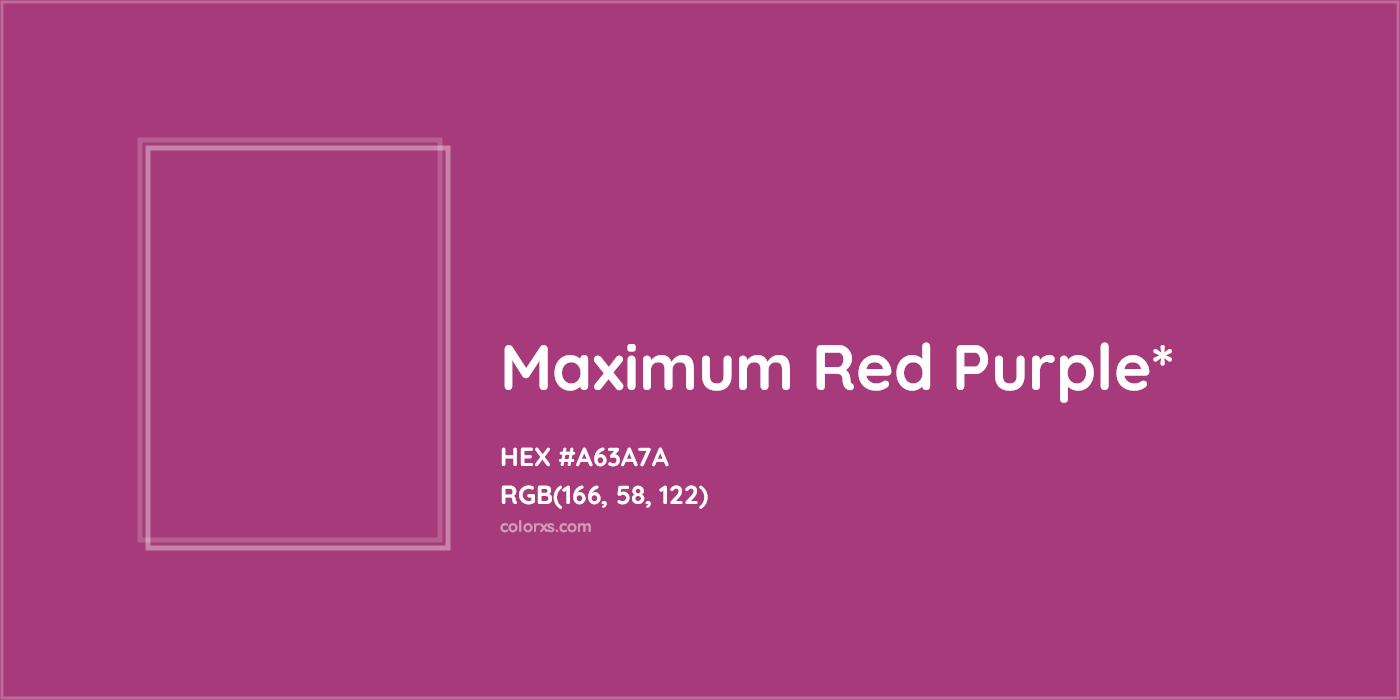 HEX #A63A7A Color Name, Color Code, Palettes, Similar Paints, Images