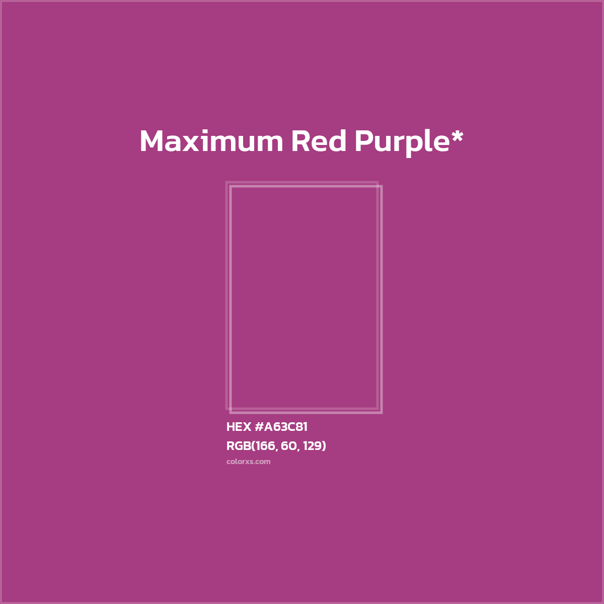 HEX #A63C81 Color Name, Color Code, Palettes, Similar Paints, Images