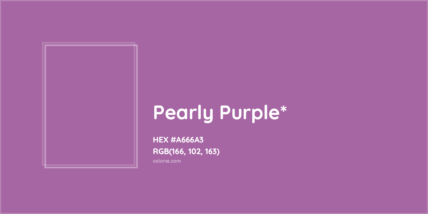 HEX #A666A3 Color Name, Color Code, Palettes, Similar Paints, Images