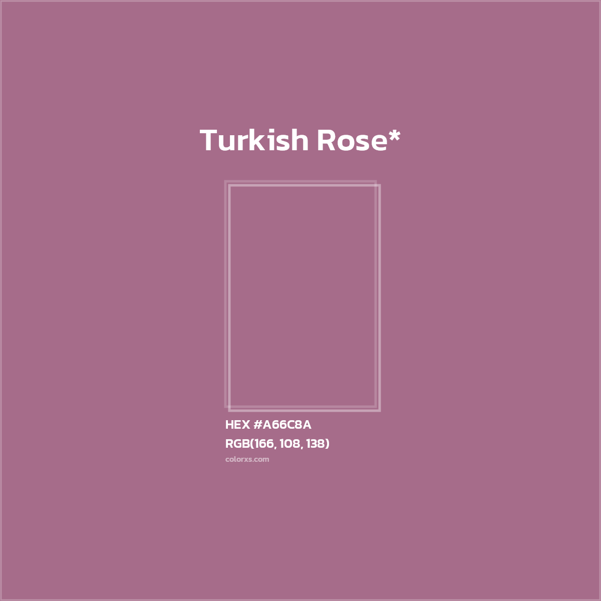 HEX #A66C8A Color Name, Color Code, Palettes, Similar Paints, Images