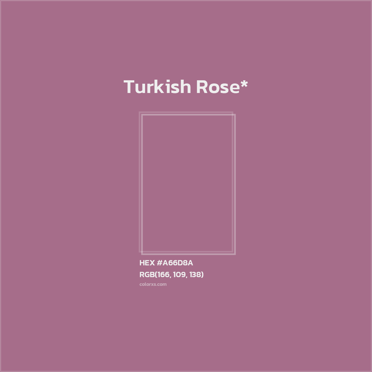 HEX #A66D8A Color Name, Color Code, Palettes, Similar Paints, Images