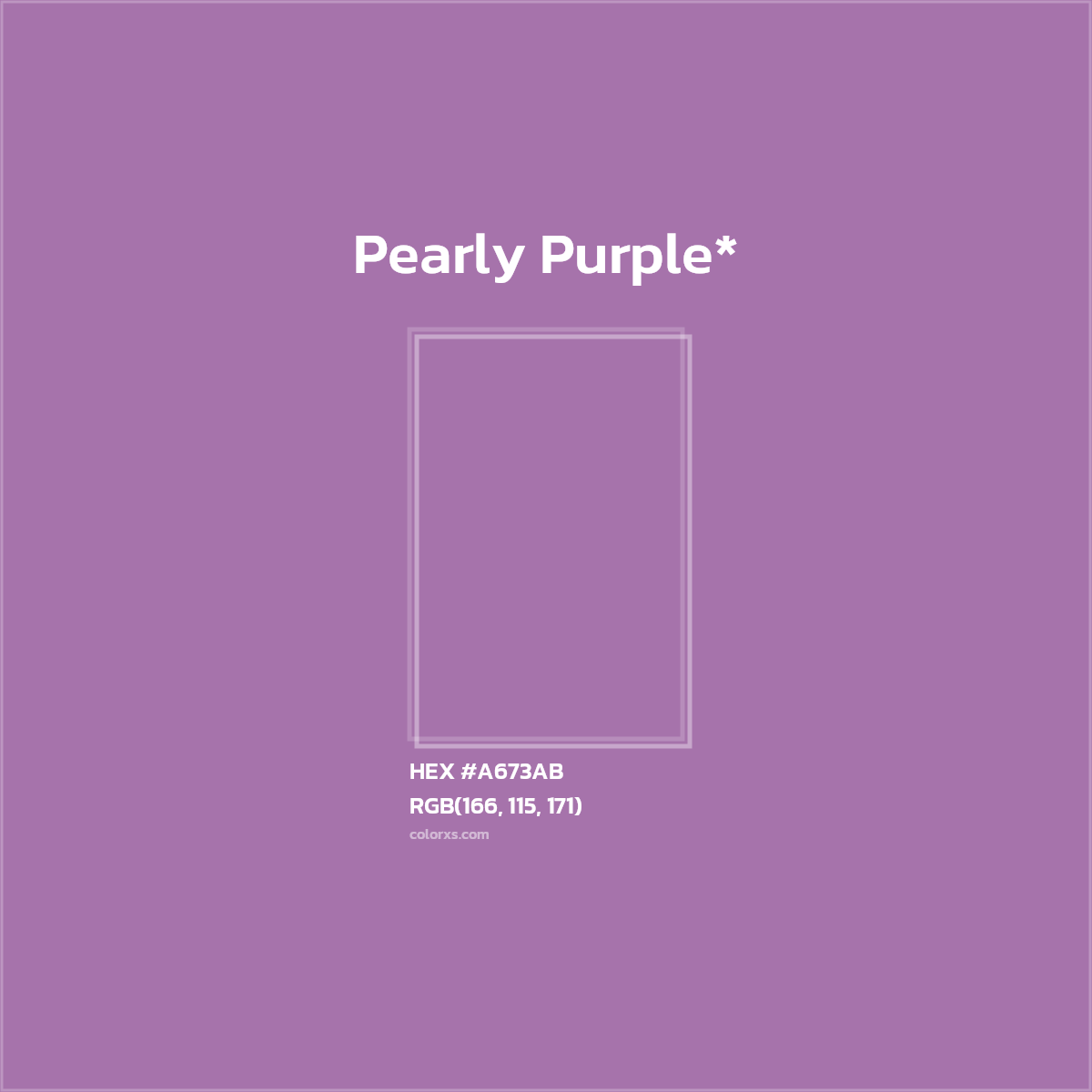 HEX #A673AB Color Name, Color Code, Palettes, Similar Paints, Images