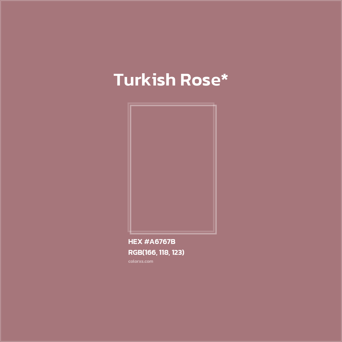 HEX #A6767B Color Name, Color Code, Palettes, Similar Paints, Images