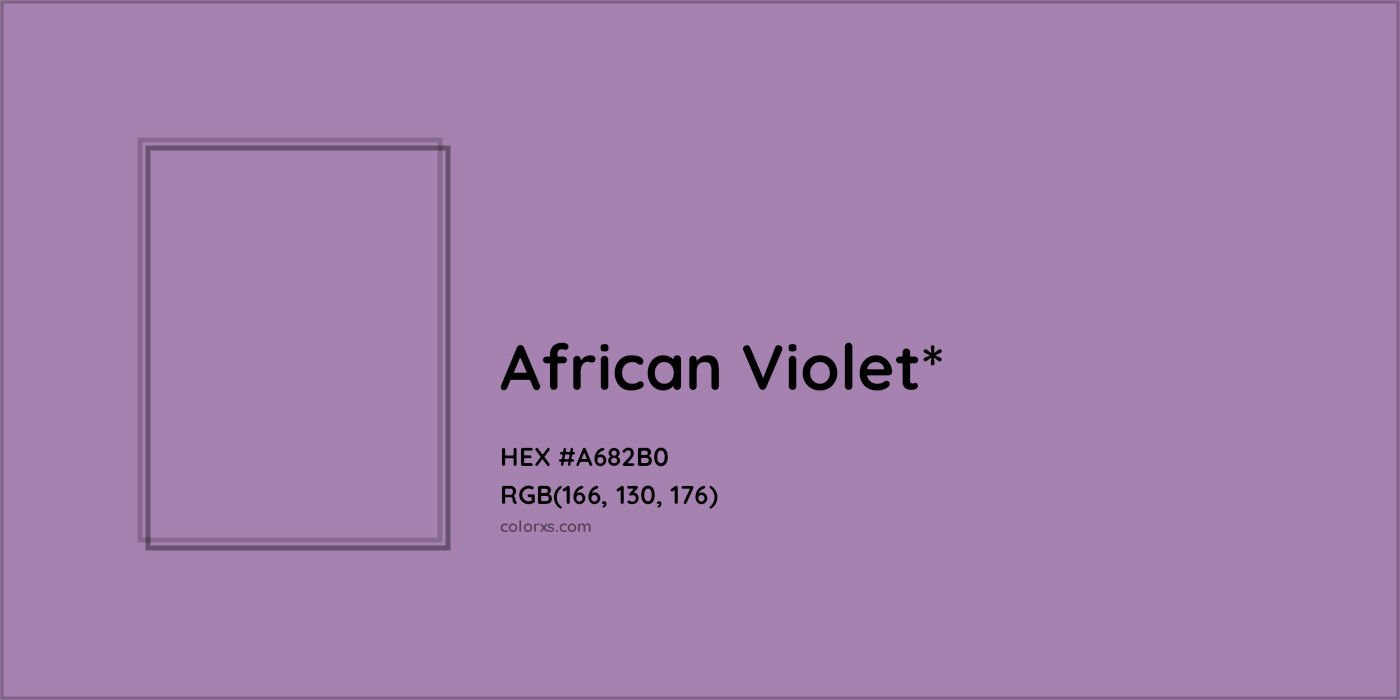 HEX #A682B0 Color Name, Color Code, Palettes, Similar Paints, Images