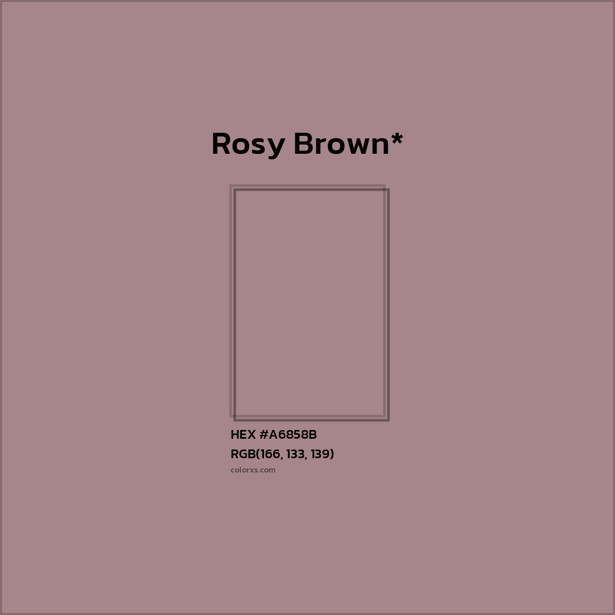 HEX #A6858B Color Name, Color Code, Palettes, Similar Paints, Images