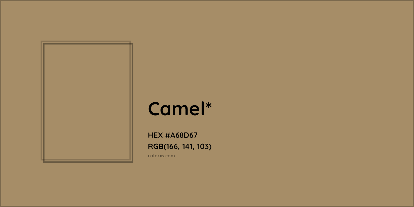 HEX #A68D67 Color Name, Color Code, Palettes, Similar Paints, Images
