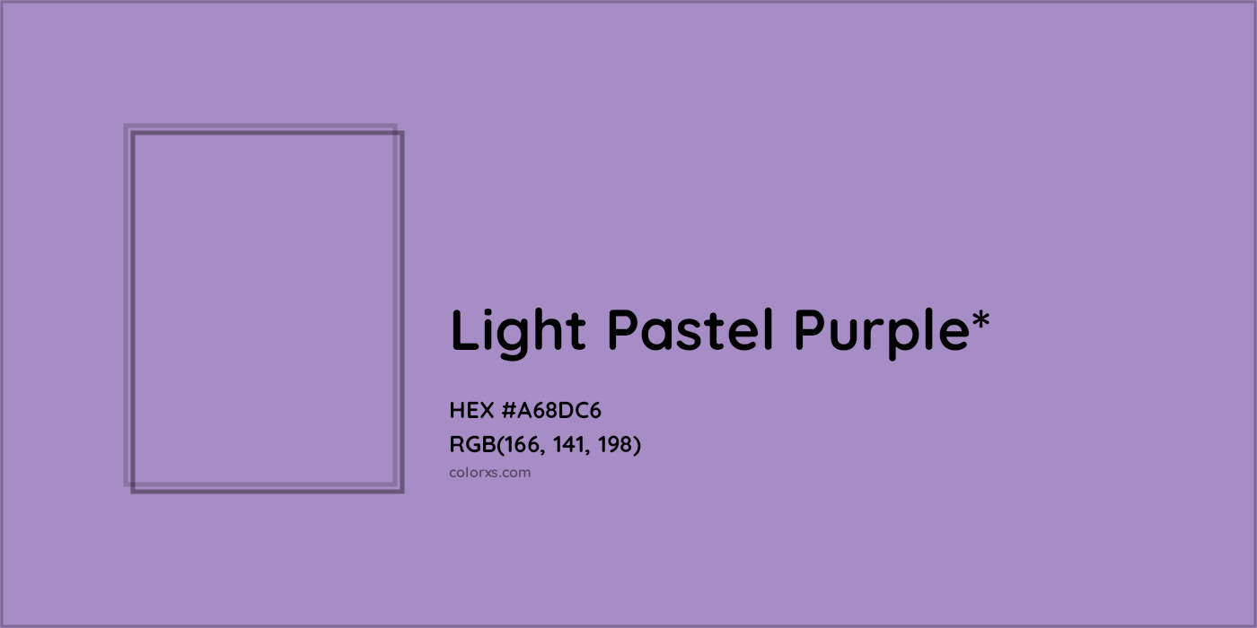 HEX #A68DC6 Color Name, Color Code, Palettes, Similar Paints, Images