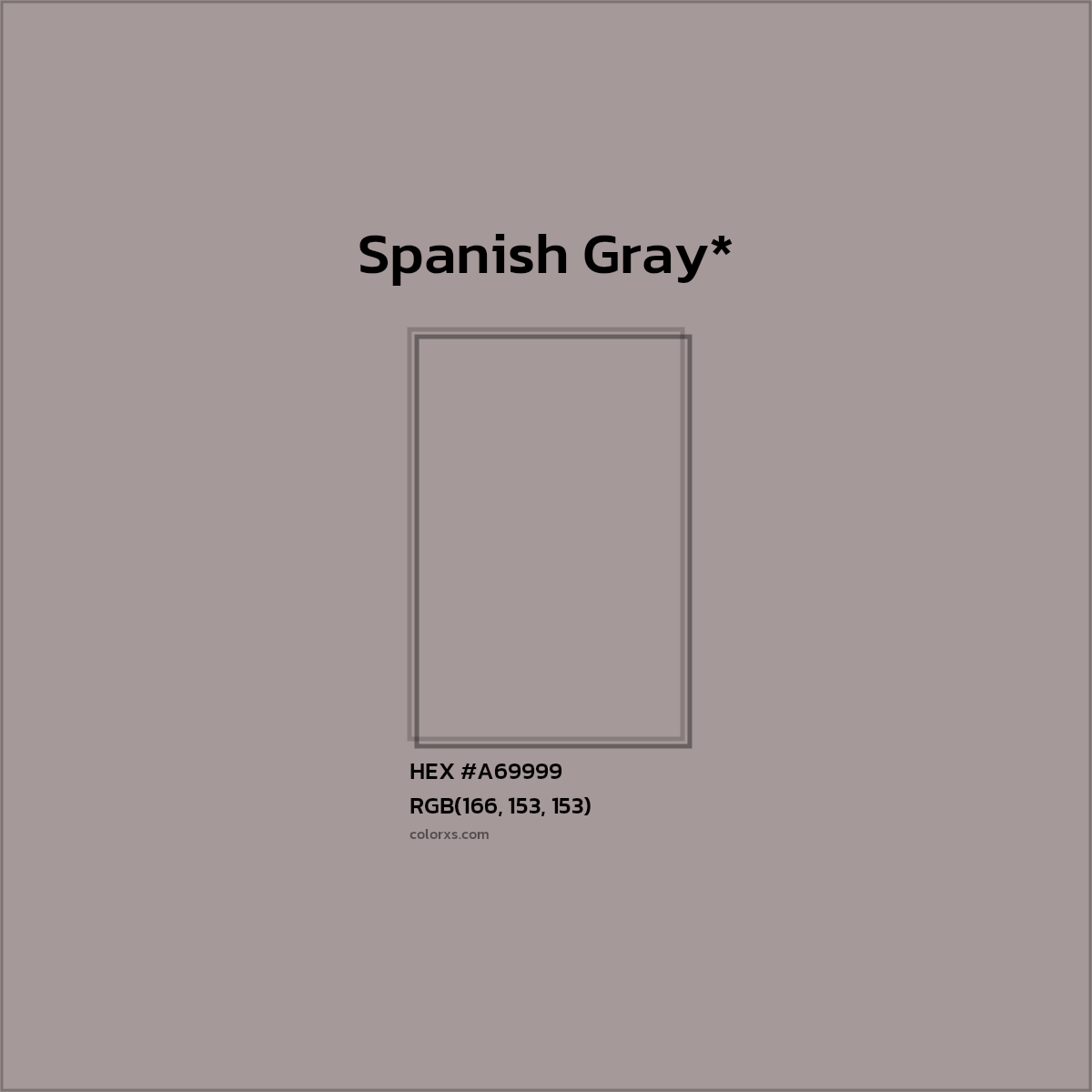 HEX #A69999 Color Name, Color Code, Palettes, Similar Paints, Images