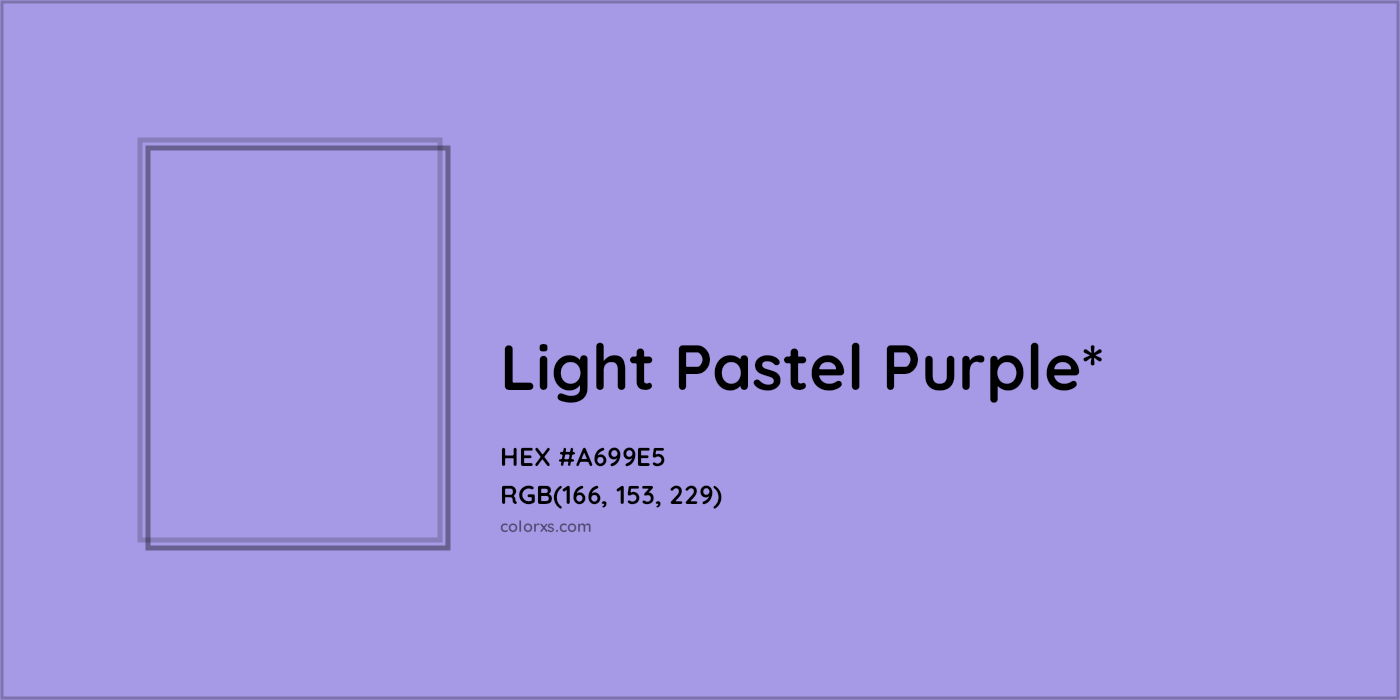HEX #A699E5 Color Name, Color Code, Palettes, Similar Paints, Images